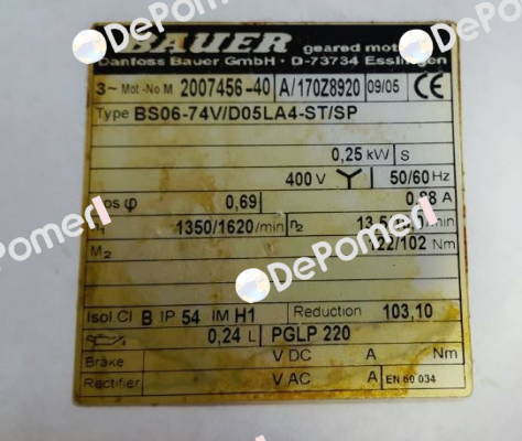 188Y4108 Bauer