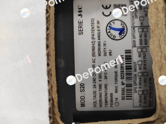S4C000109 / J4C-S20 (Standard J+J Automation