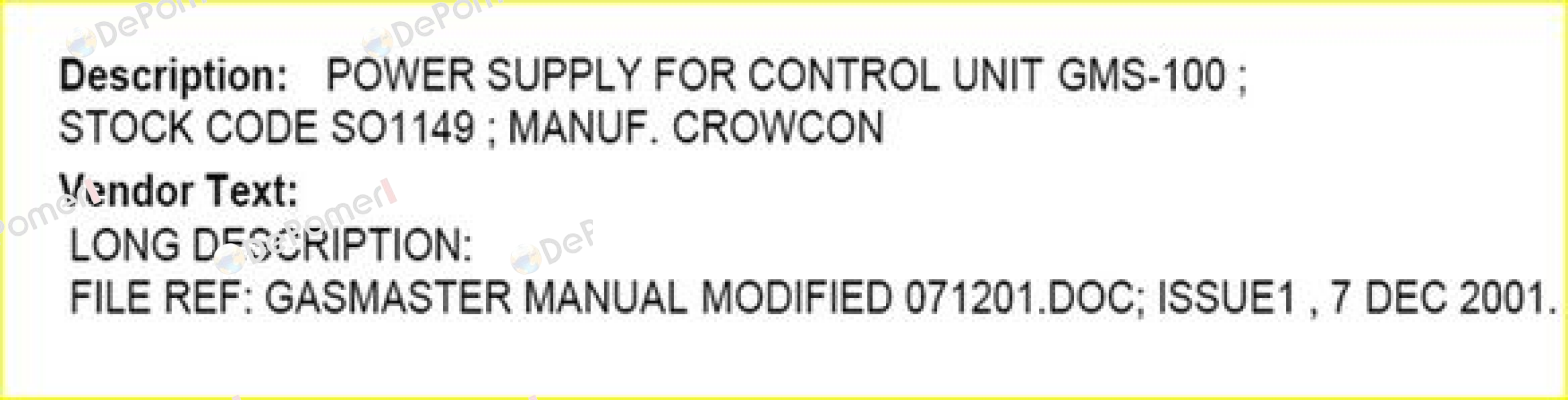 S01149/A  Crowcon
