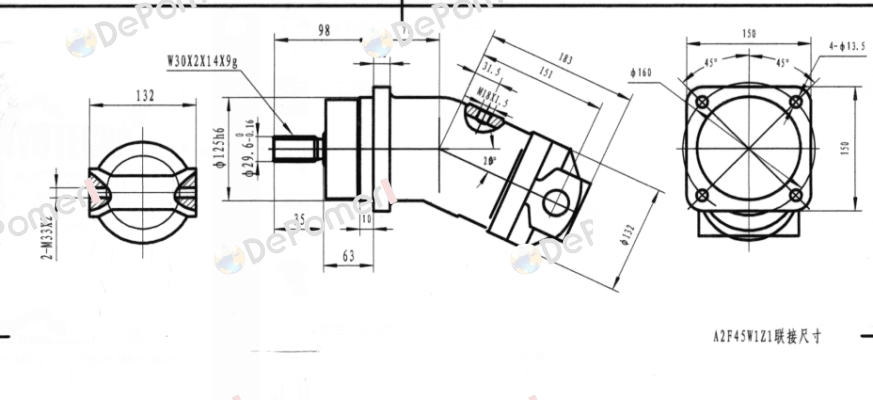 (4867868)  A2F45W1P2  Rexroth