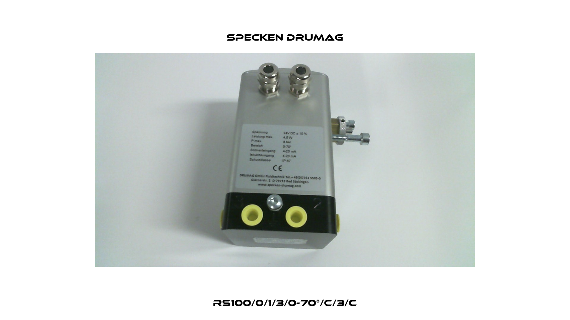 RS100/0/1/3/0-70°/C/3/C Specken Drumag