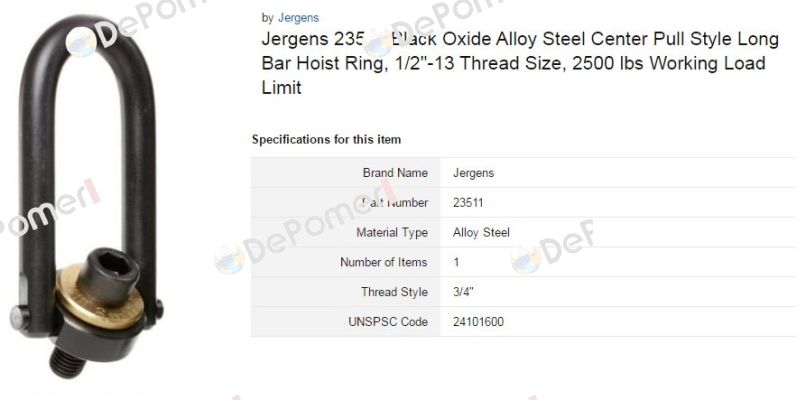 23511  Jergens