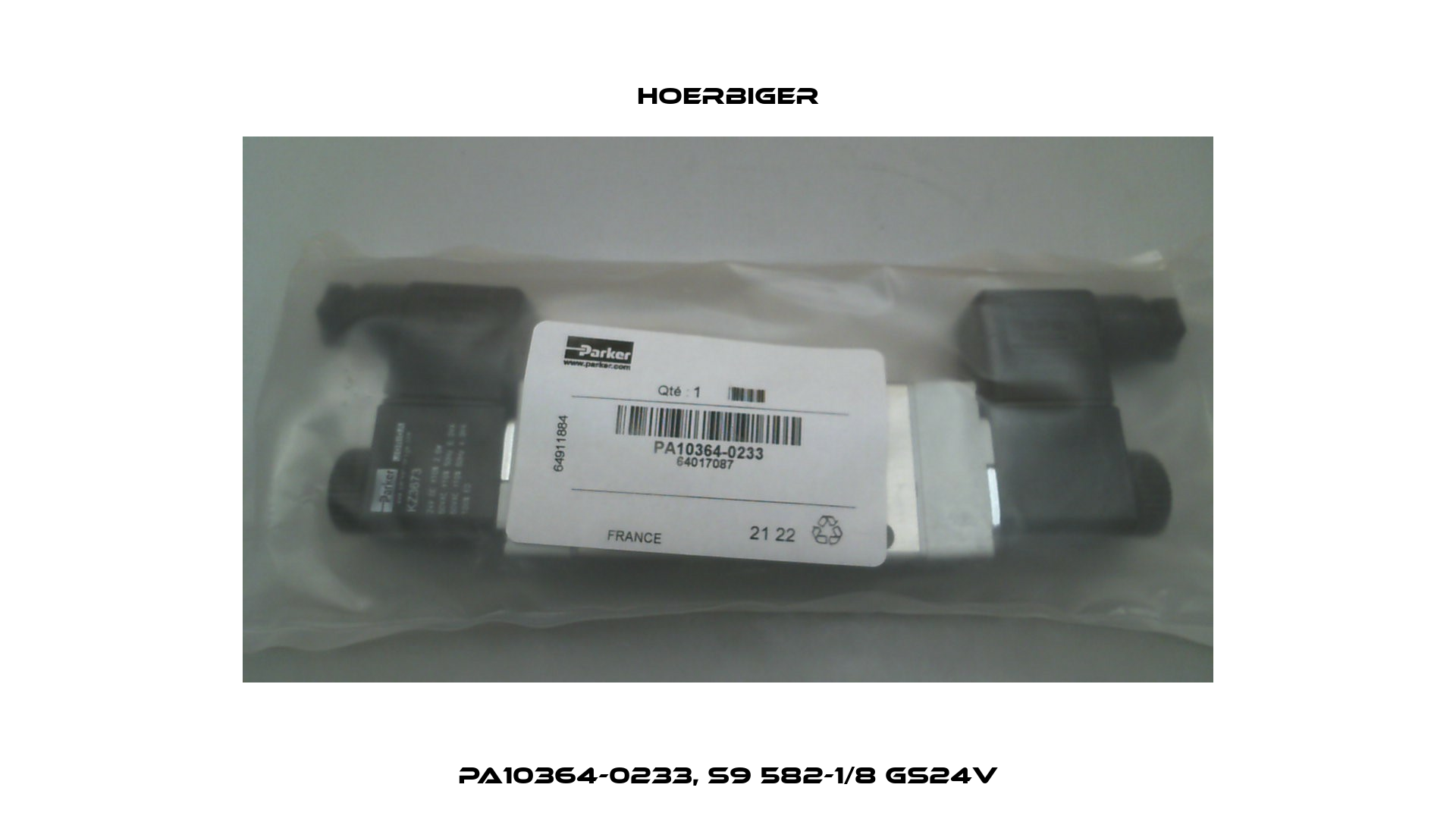 PA10364-0233, S9 582-1/8 GS24V Hoerbiger