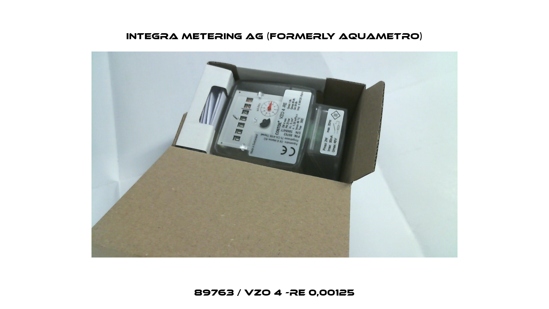 89763 / VZO 4 -RE 0,00125 Integra Metering AG (formerly Aquametro)