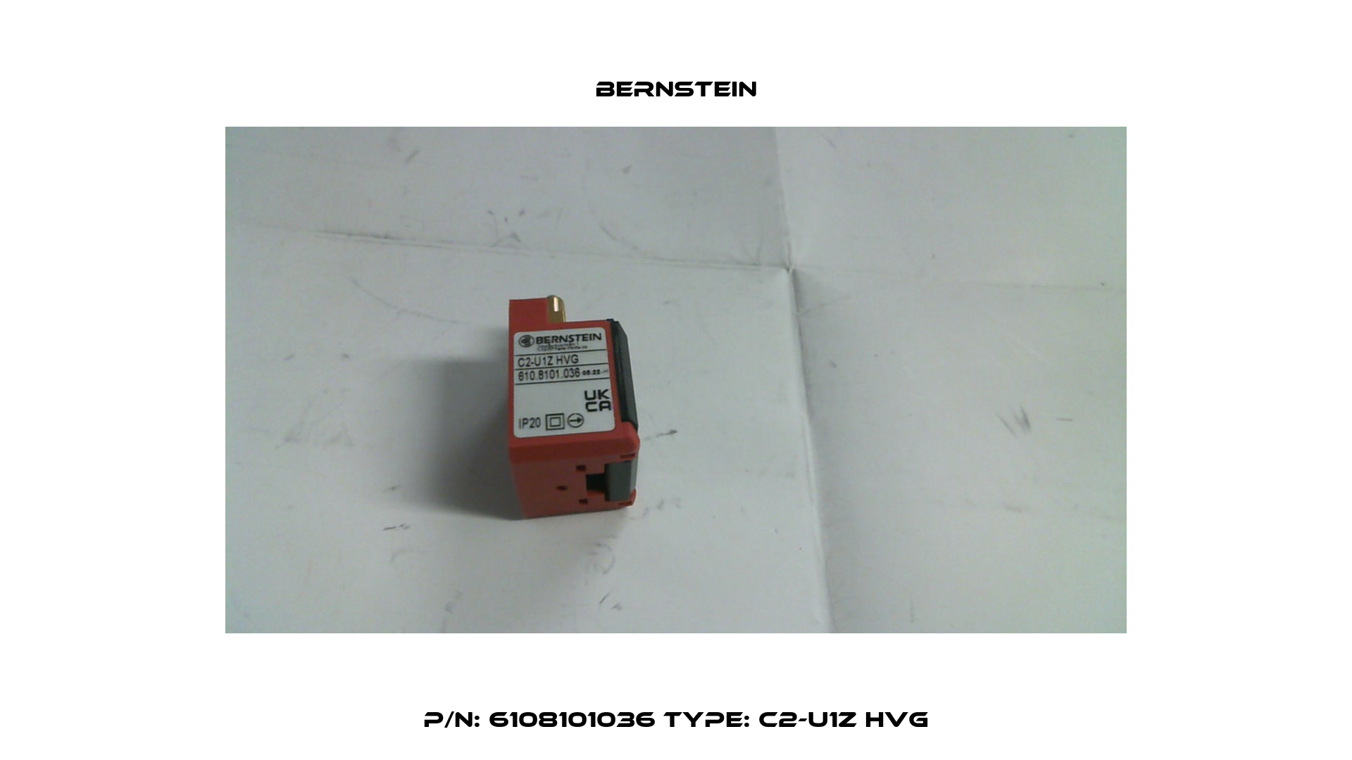 P/N: 6108101036 Type: C2-U1Z HvG Bernstein