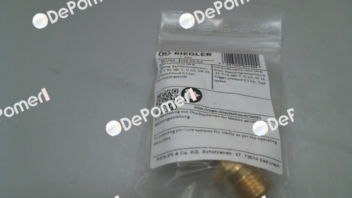 P/N: 104262, Type: 226.03-0,5 Riegler
