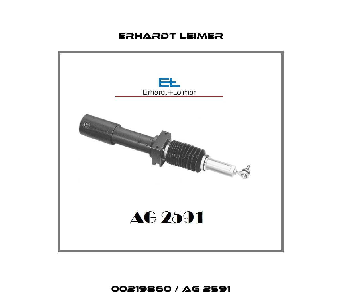 00219860 / AG 2591 Erhardt Leimer
