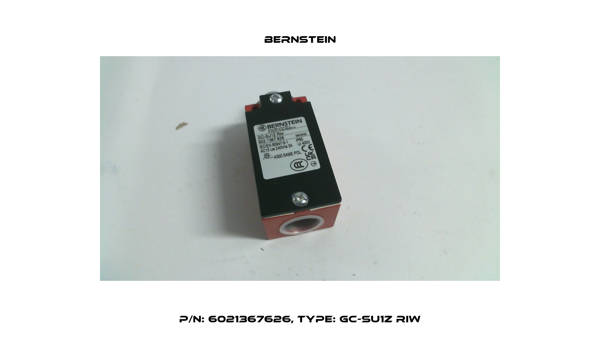P/N: 6021367626, Type: GC-SU1Z RIW Bernstein