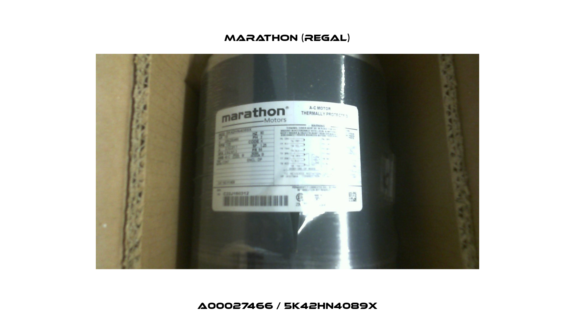 A00027466 / 5K42HN4089X Marathon (Regal)