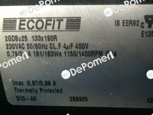 P/N: 1306444, Type: 2GDSu25-133x190R-D13-A0p Ecofit
