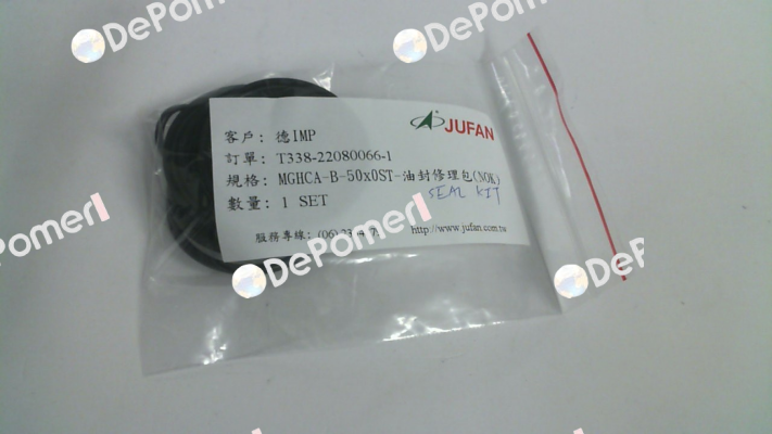 Seal kit for MGHCA-140-LB-B-50x420ST-Tx2 Jufan