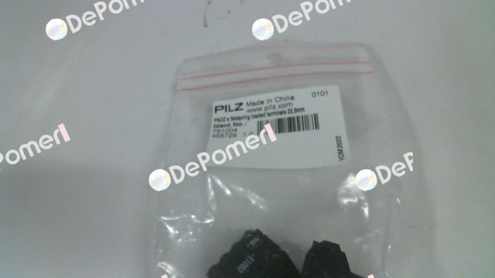 p/n: 751004, Type: PNOZ s Setspring loaded terminals 22,5mm Pilz
