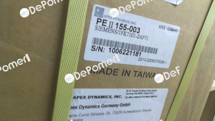 90155PEII155-003 Apex Dynamics