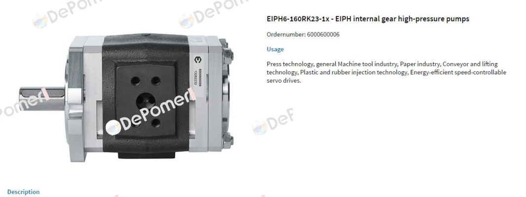 EIPH6-160RK23-1x  Eckerle