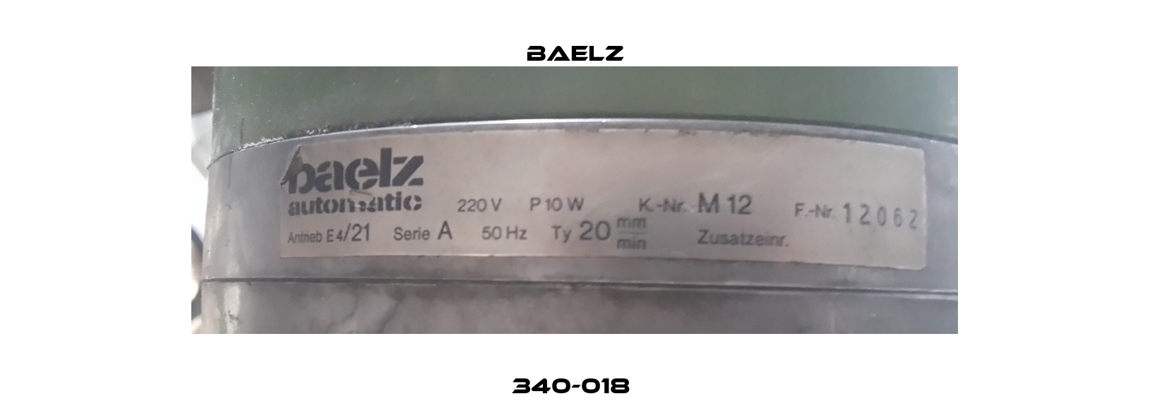 340-018  Baelz
