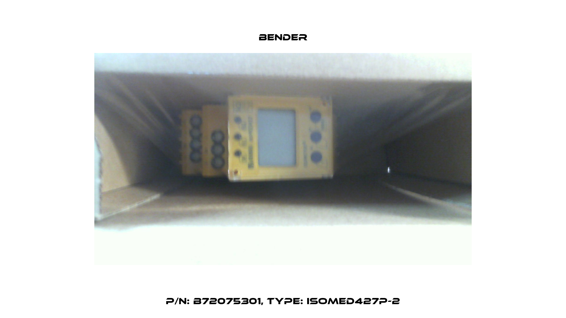 p/n: B72075301, Type: isoMED427P-2 Bender