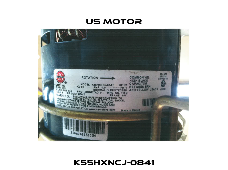 K55HXNCJ-0841 Us Motor