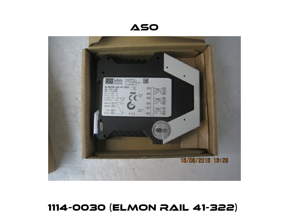 1114-0030 (ELMON rail 41-322)  ASO SAFETY