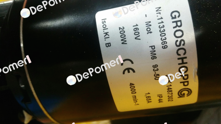 Typ: PM6 93-50, 160 V DC Groschopp