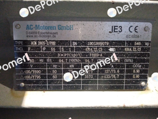 ACM 280 S-2 / PHE AC Motoren