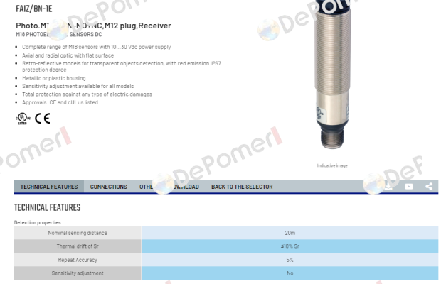 FAIZ/BN-1E Micro Detectors / Diell