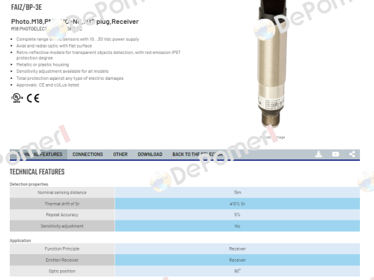 FAIZ/BP-3E Micro Detectors / Diell