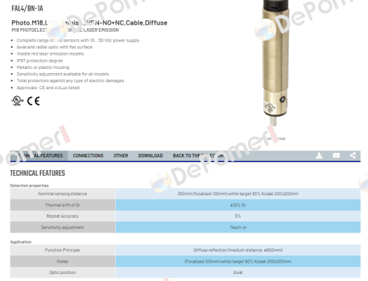 FAL4/BN-1A Micro Detectors / Diell