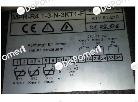 MPR-R4.1-3-N-3KT1-F  KTY81-210 (OEM)  Welba