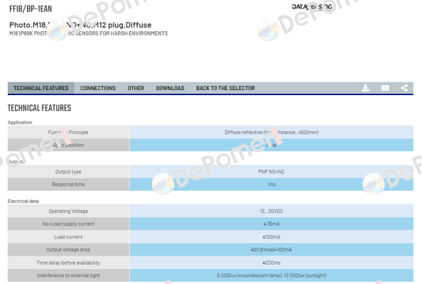 FFI8/BP-1EAN Micro Detectors / Diell (now Datasensing)