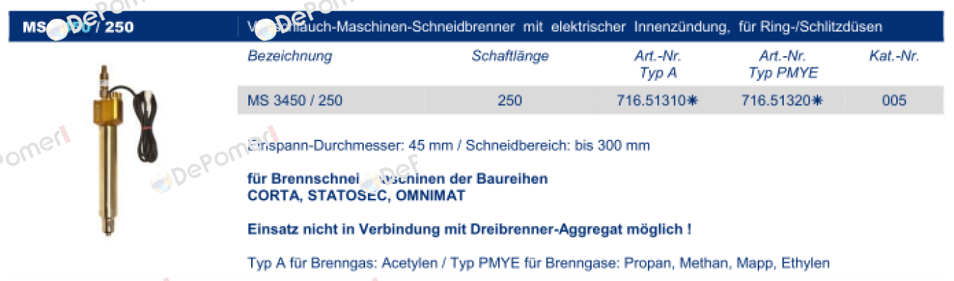 MS 3450/250-PMY Messer