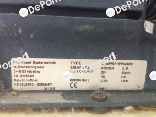 TTK16-330 - obsolete, replaced by DLTA1020PVT2000UA00M0DE0  ProMinent