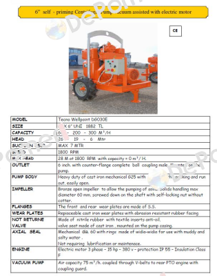 Tecno Wellpoint DG030E  Gorman Rupp