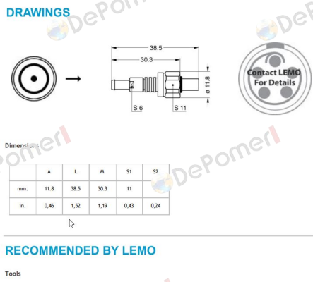 FVN.03.250.SLAC31 Lemo