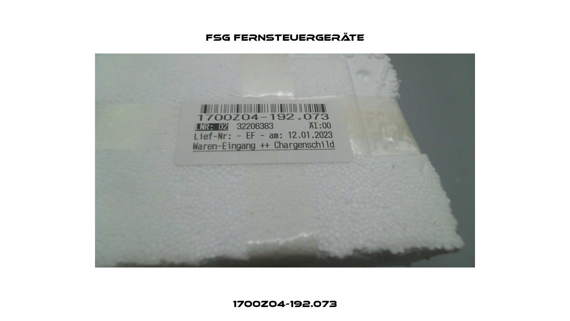 1700Z04-192.073 FSG Fernsteuergeräte