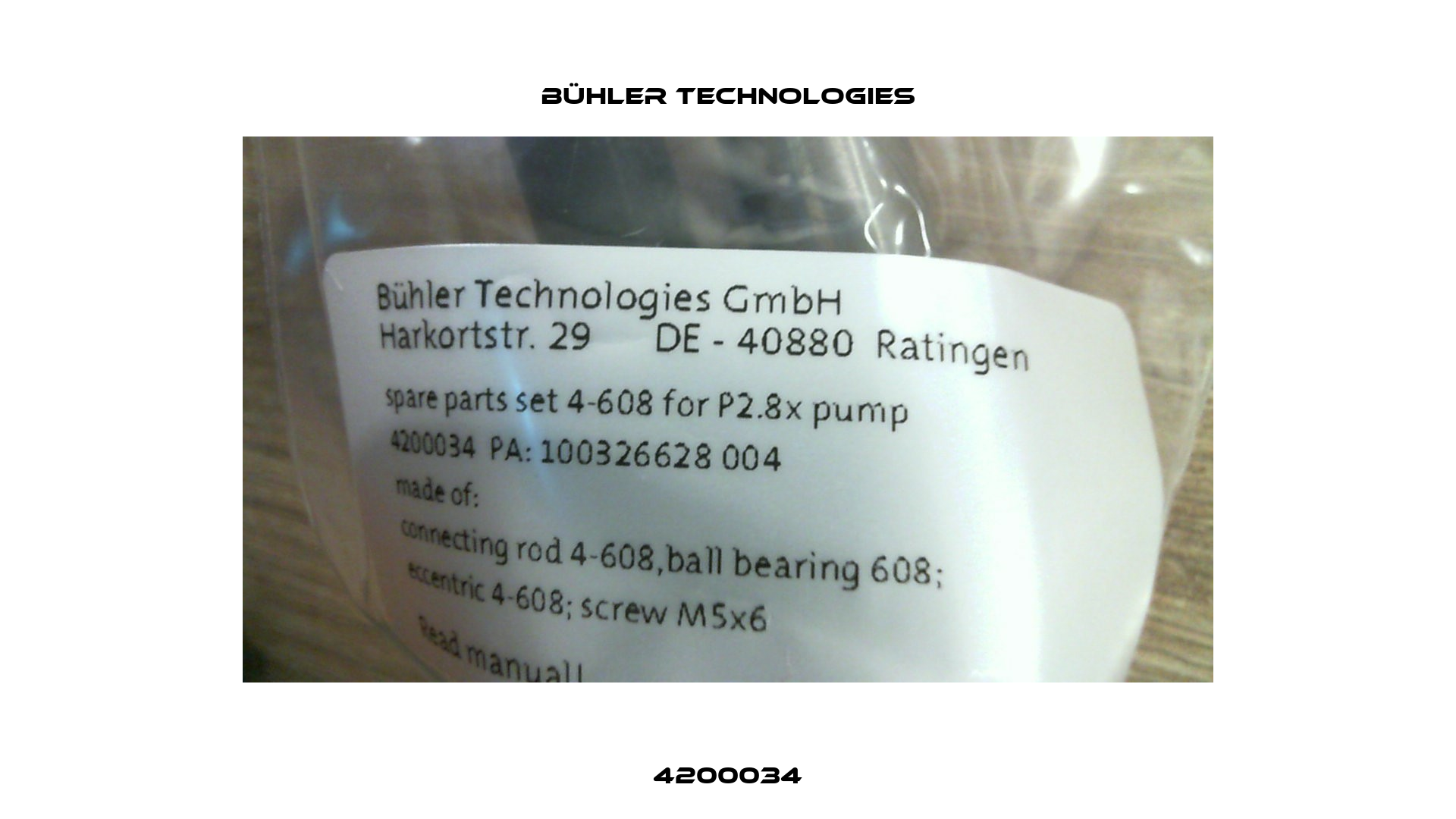 4200034 Bühler Technologies