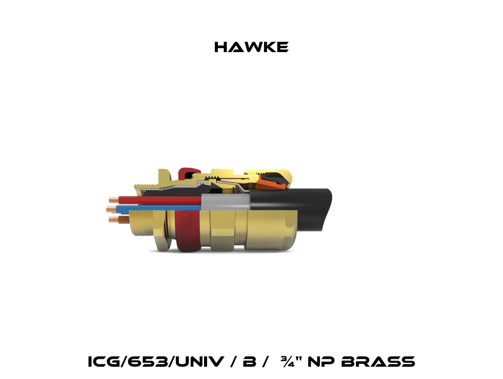 ICG/653/UNIV / B /  ¾" NP Brass Hawke