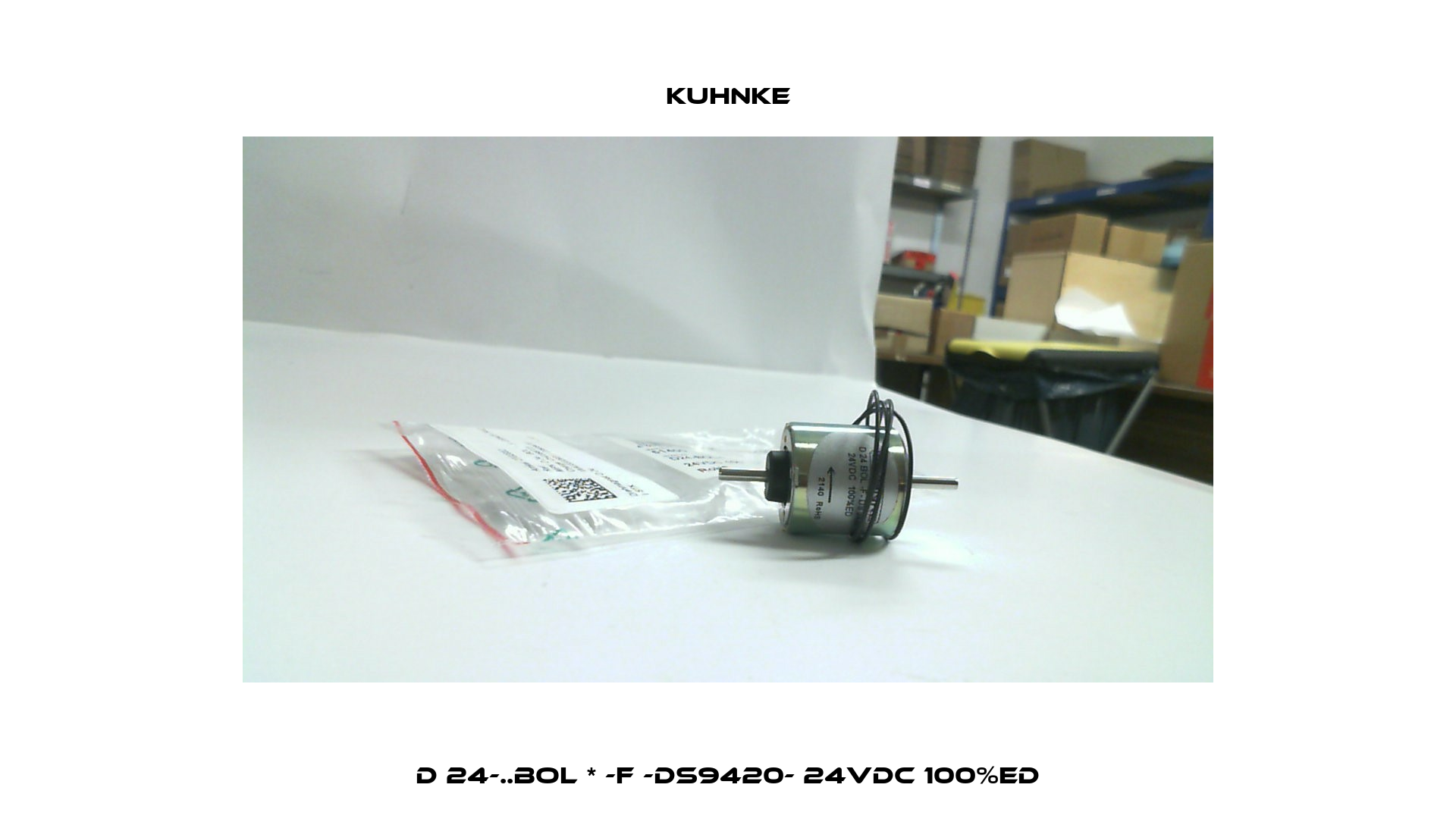 D 24-..BOL * -F -DS9420- 24VDC 100%ED Kuhnke