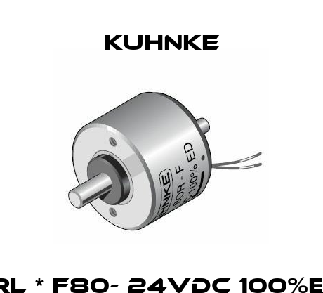 D 53-  BRL * F80- 24VDC 100%ED (15801) Kuhnke