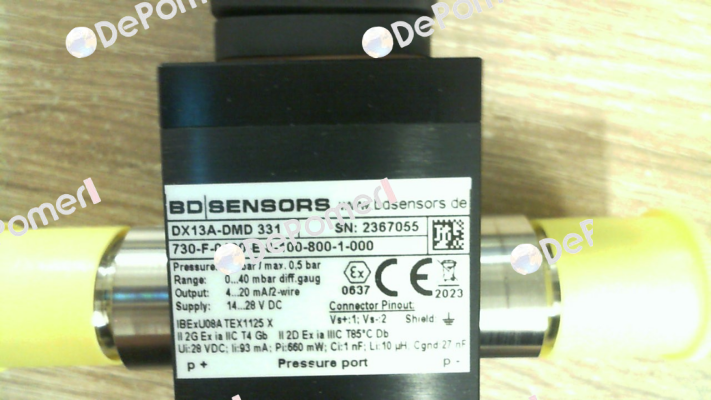 DMD 331 Code: 730-F-0400-E-8-100-800-1-000 Bd Sensors