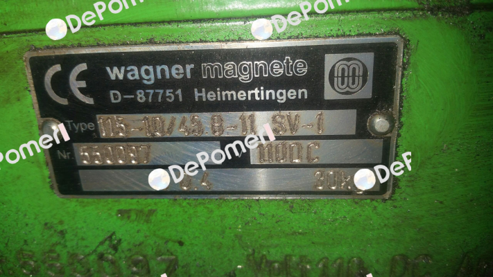 115-10/45.8-11 SV-1:110 Wagner Magnete