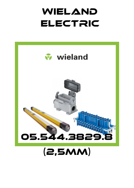 05.544.3829.8 (2,5mm) Wieland Electric