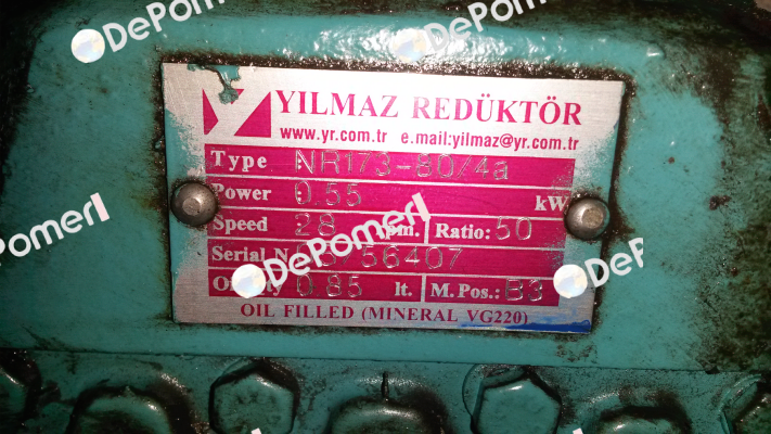 NR173-80/4a Yılmaz Redüktör