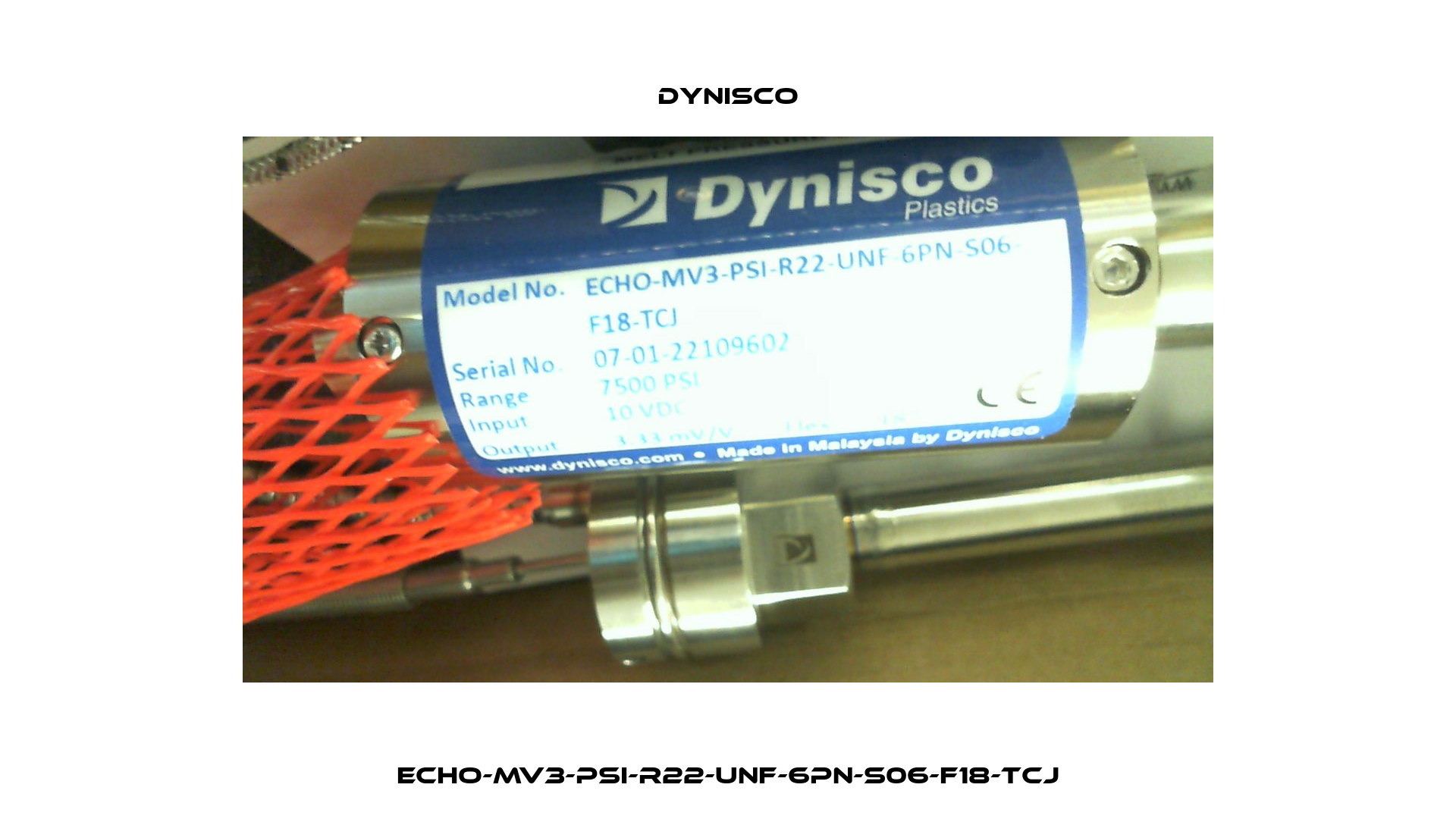 ECHO-MV3-PSI-R22-UNF-6PN-S06-F18-TCJ Dynisco