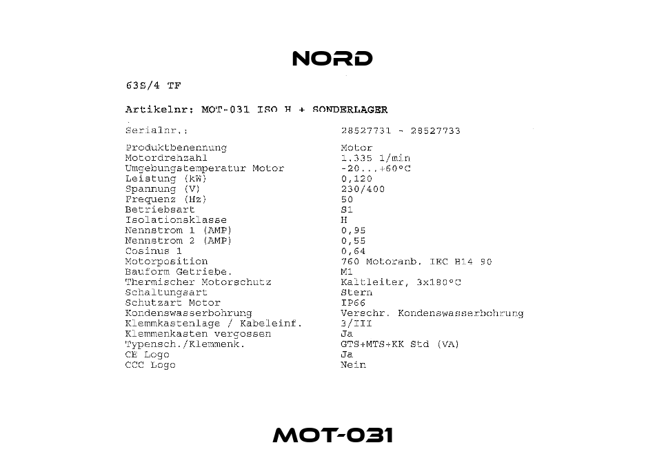 MOT-031 Nord