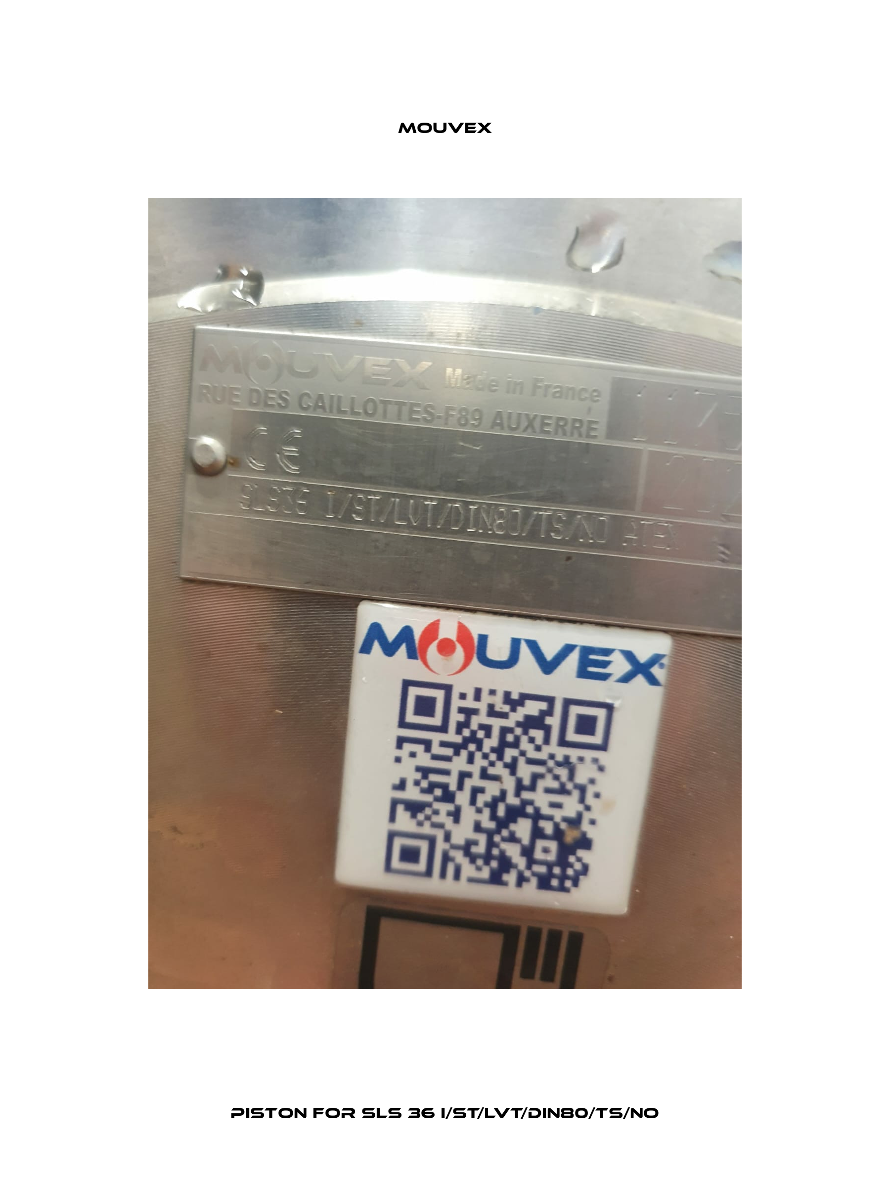 piston for SLS 36 I/ST/LVT/DIN80/TS/NO MOUVEX