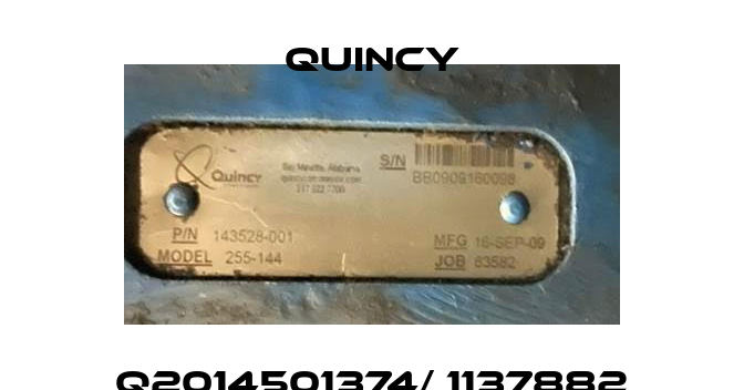 Q2014501374/ 1137882 Quincy