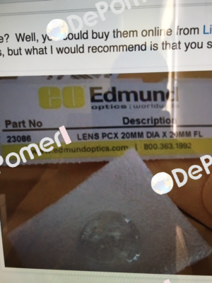 P/N:23086 - obsolete, replaced by LENS PCX 20 X 20 UNCTD TS  Edmund Optics