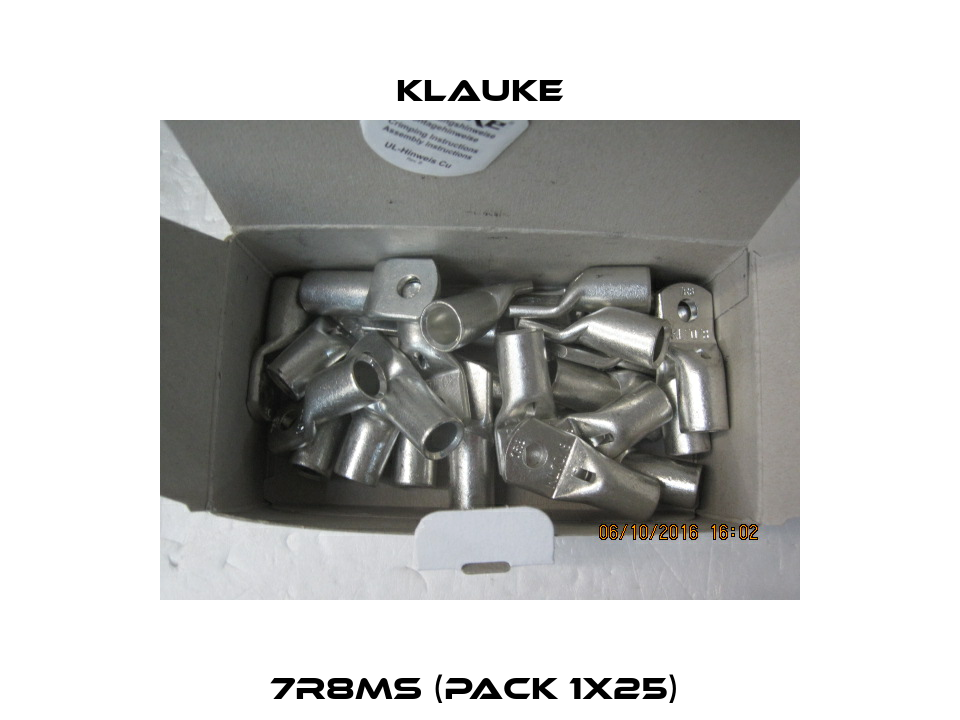 7R8MS (pack 1x25)  Klauke
