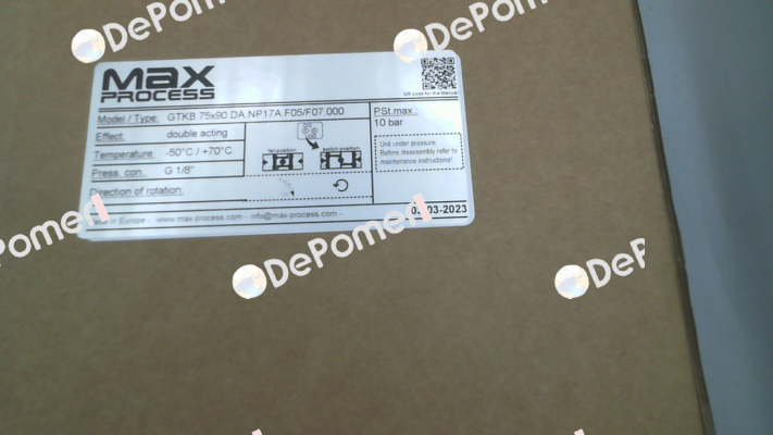 GTKB.75x90.DA.NP17A.F05/F07.000 GT Attuatori