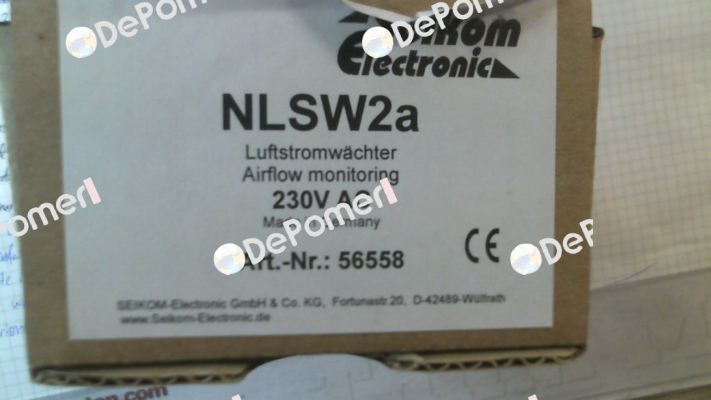 P/N: 56558, Type: NLSW2a 230 V AC Seikom